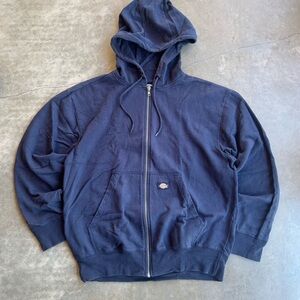 Dickies Men's Dark Blue Zip-Up Sweater